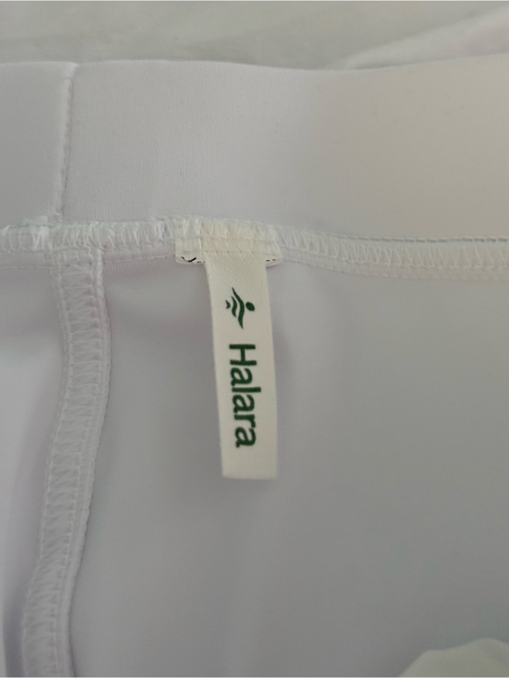 Halara Flex DayStretch High Waisted Pocket Straight Leg Work Pants in White - Picture 4 of 4